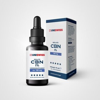 Uniswiss Uniswiss CBN isolate 1% (wateroplosbaar) 10 Milliliter