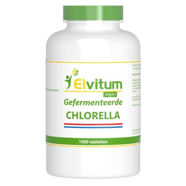 Elvitum Chlorella 250mg Nederlands 1000 Tabletten