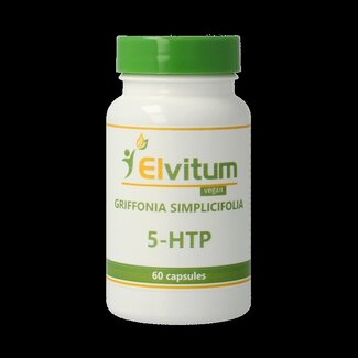 Elvitum Elvitum Griffonia simplicifolia 5-HTP 60 Vegetarische capsules