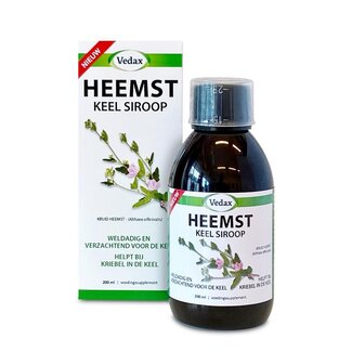 Vedax Vedax Heemst keel siroop 200 Milliliter
