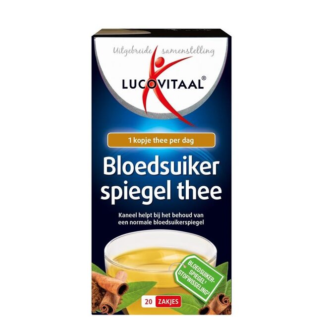 Lucovitaal Bloedsuikerspiegel thee 20 Zakjes