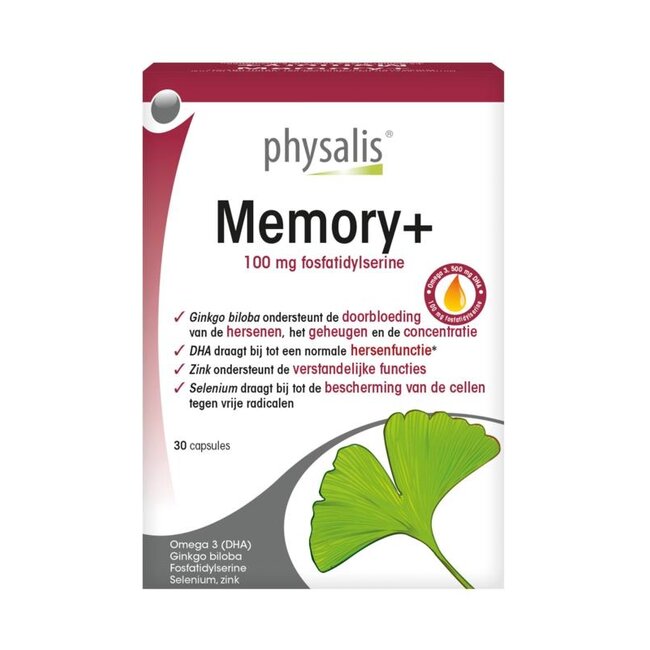 Physalis Memory+ 30 Softgels