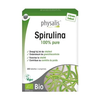 Physalis Physalis Spirulina bio 200 Tabletten