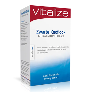 Vitalize Vitalize Zwarte knoflook gefermenteerd extract 60 Capsules