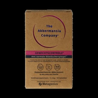 Akkermansia Akkermansia Akkermansia gewichtscontrole V2 NFD 30 Tabletten