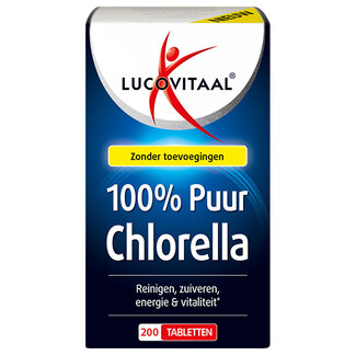 Lucovitaal Lucovitaal Chlorella 100% puur 200 Tabletten