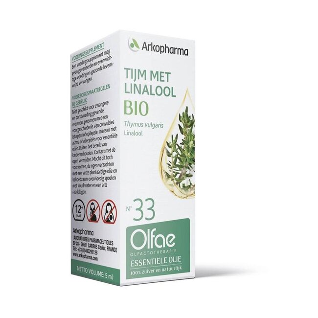 Olfae Tijm met linalool 33 bio 5 Milliliter