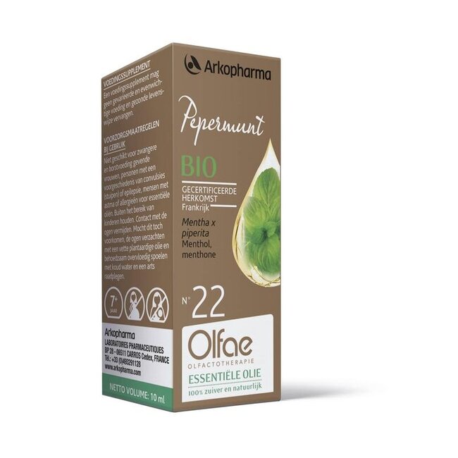 Olfae Pepermunt 22 bio 10 Milliliter