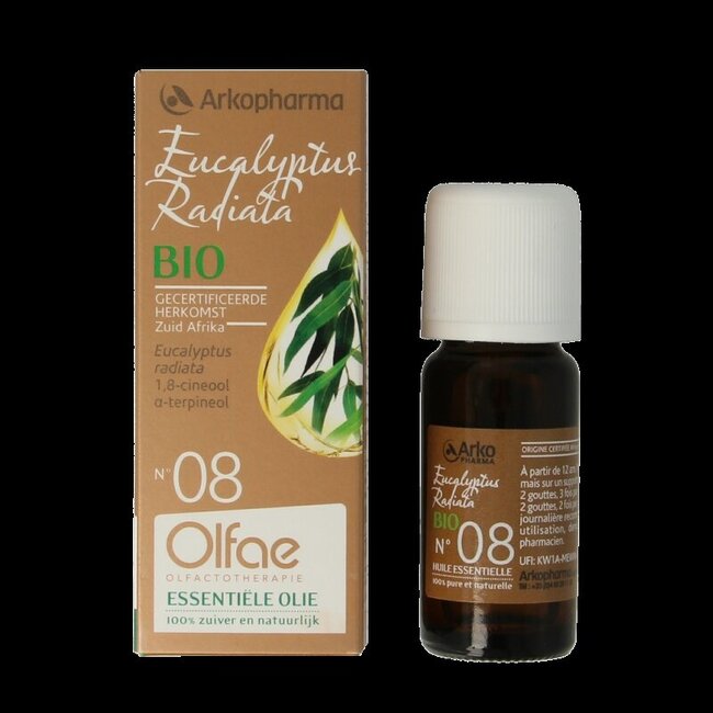 Olfae Eucalyptus radiata 08 bio 10 Millilitres