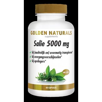 Golden Naturals Golden Naturals Sauge 5000 mg 60 gélules