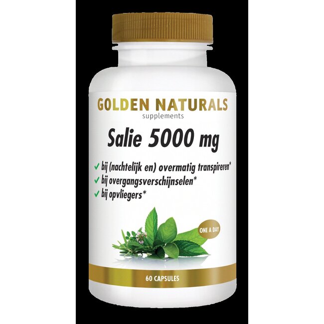 Golden Naturals Salie 5000mg  60 Capsules