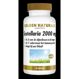 Golden Naturals Golden Naturals Scutellaria 2000 mg 30 Gélules