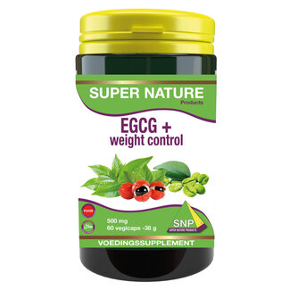 SNP SNP EGCG+ Weight control puur 60 Vegetarische capsules