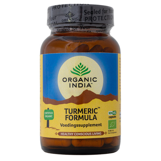 Organic India Turmeric formule kurkuma bio 90 Capsules
