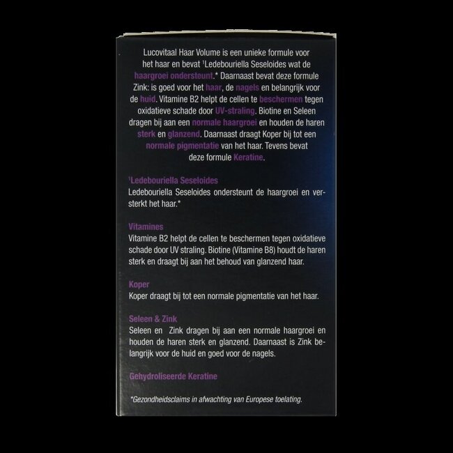 Lucovitaal Haar groei & volume 30 Capsules