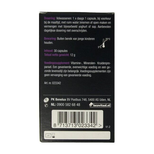 Lucovitaal Croissance & Volume des Cheveux 30 Capsules