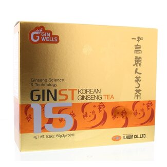 Ilhwa Thé au ginseng coréen Ilhwa Ginst15 50 sachets