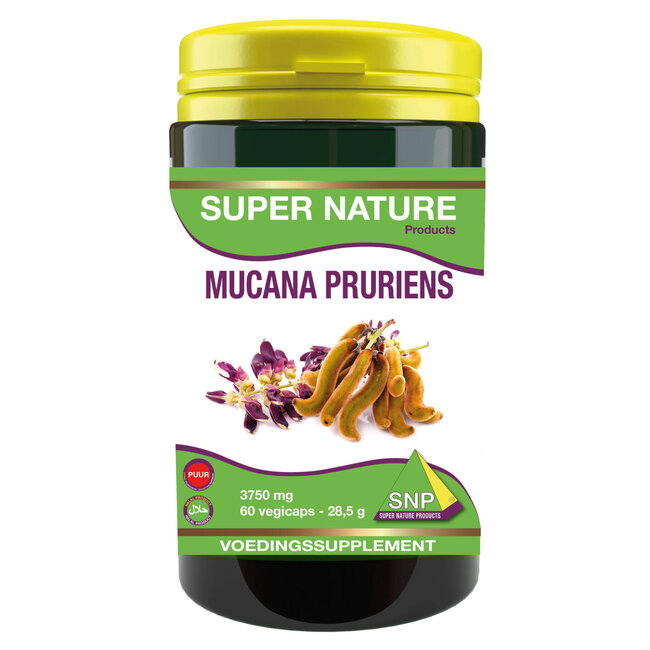 SNP Mucuna pruriens extra forte 3750mg puur 60 Vegetarische capsules