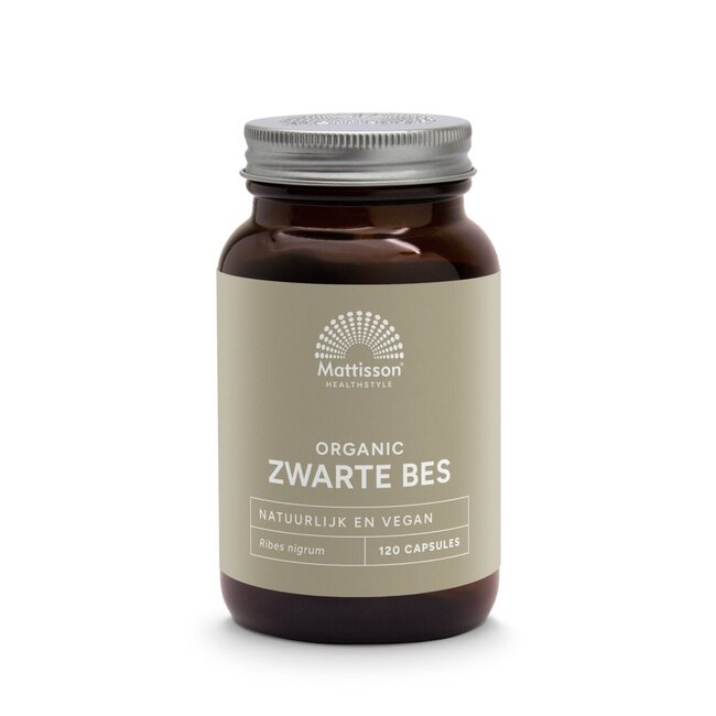 Mattisson Zwarte bes bio 120 Vegetarische capsules