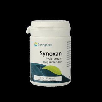 Springfield Springfield Synoxan acide hyaluronique bas poids moléculaire 70 mg 60 Softgels