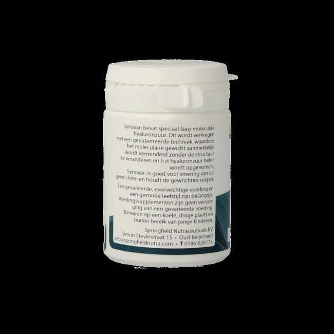 Springfield Synoxan acide hyaluronique bas poids moléculaire 70 mg 60 Softgels