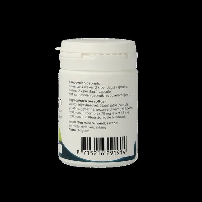 Springfield Synoxan acide hyaluronique bas poids moléculaire 70 mg 60 Softgels