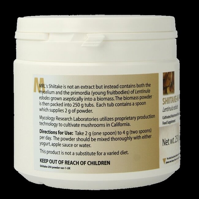 MRL Shiitake en poudre bio 250 g