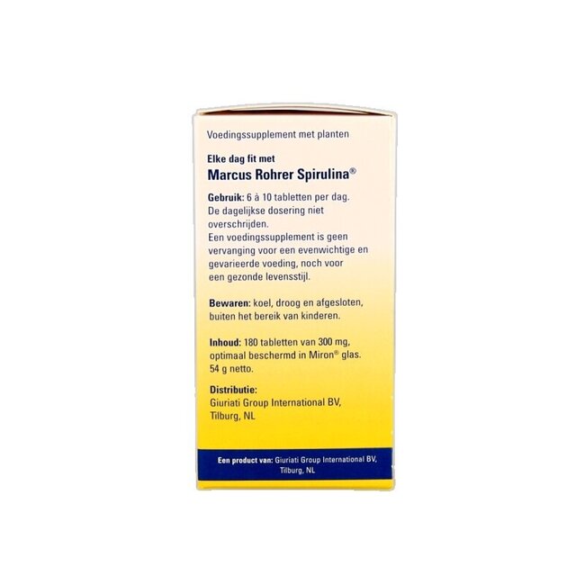Marcus Rohrer Spirulina  180 Tabletten