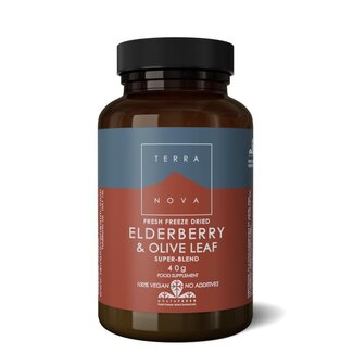 Terranova Terranova Elderberry & olive leaf blend 40 Gram