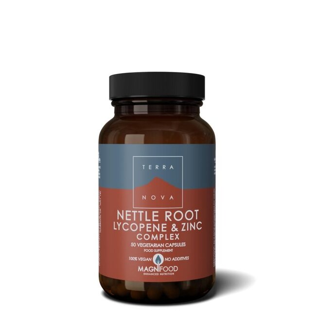 Terranova Nettle root lycopene & zinc complex 50 Vegetarische capsules