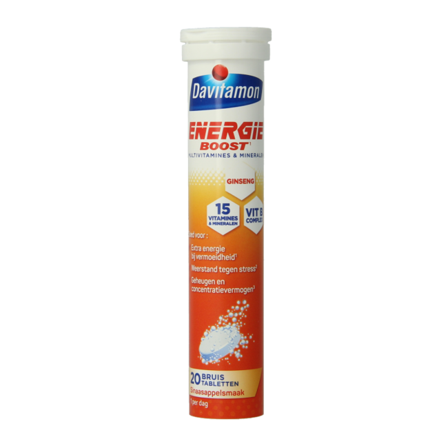 Davitamon Energie boost ginseng 20 Bruistabletten