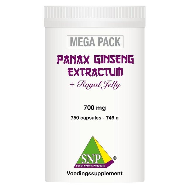 SNP Panax ginseng extract megapack 750 Capsules