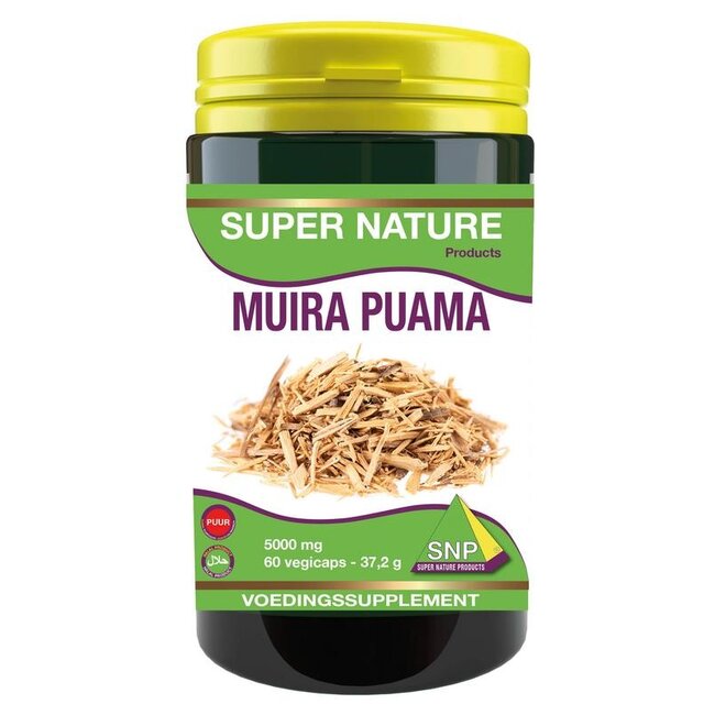 SNP Muira puama 5000mg puur 60 Vegetarische capsules