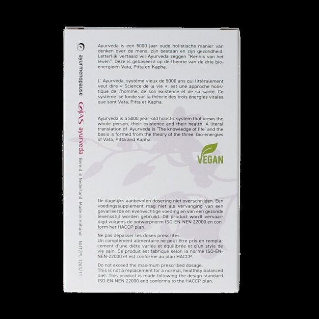 Ojas Ayurmenopause 60 Vegetarische capsules