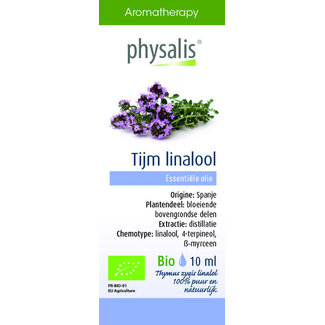 Physalis Physalis Tijm gele bio 10 Milliliter