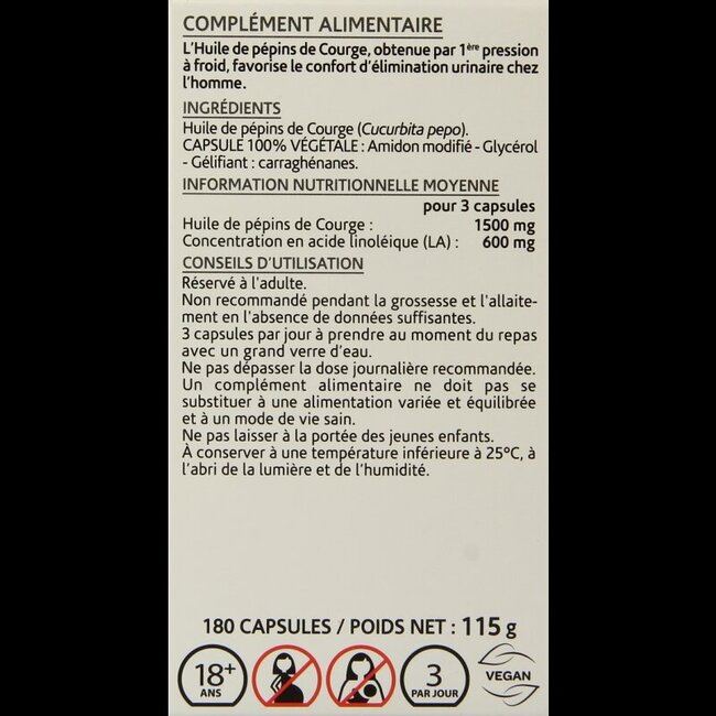 Arkocaps Pompoenpitolie 180 Capsules