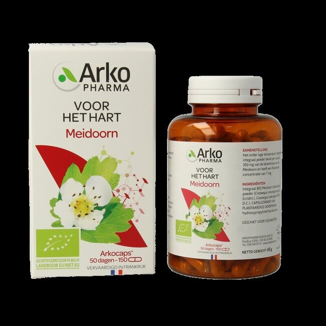 Arkocaps Meidoorn bio 150 Capsules