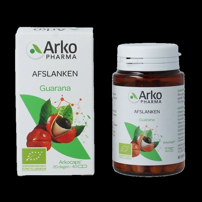 Arkogélules Guarana Bio 40 Gélules
