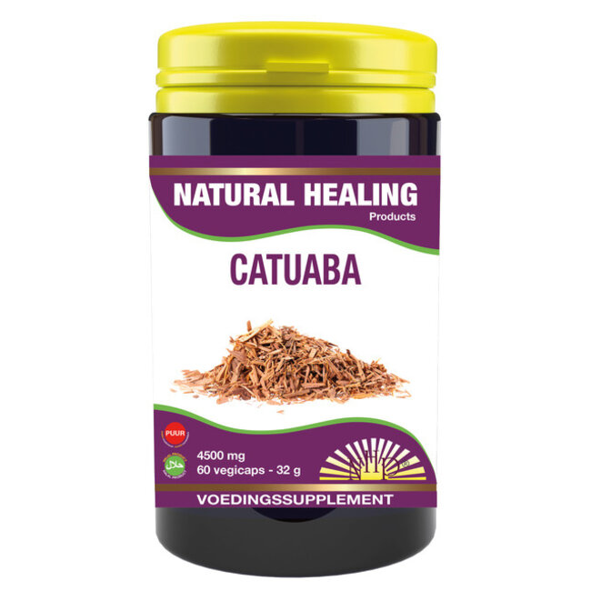 NHP Catuaba 450mg puur 60 Vegetarische capsules