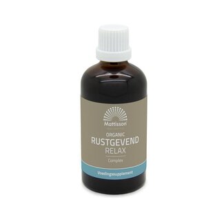 Mattisson Mattisson Organic rustgevend relax complex tinctuur bio 100 Milliliter