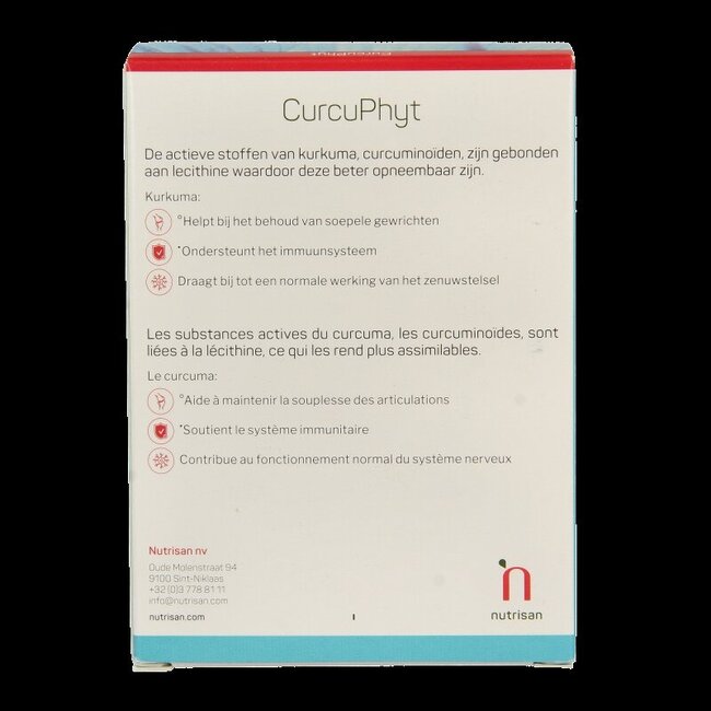 Nutrisan Curcuphyt 120 Capsules