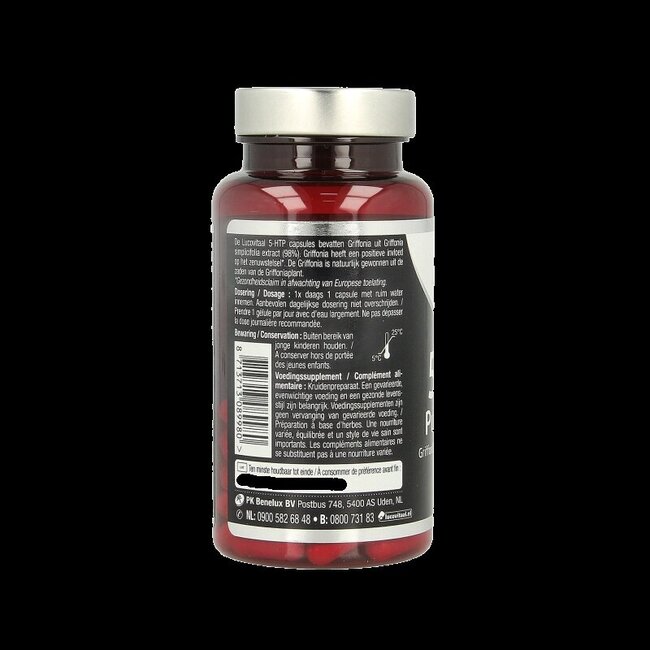 Lucovitaal 5-HTP puur 250mg vegan  60 Capsules