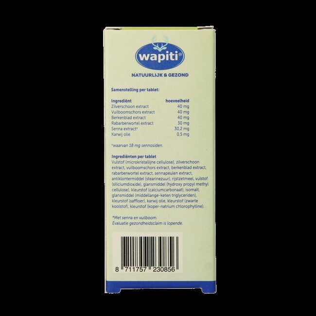 Wapiti Darmfunctie complex 20 Tabletten