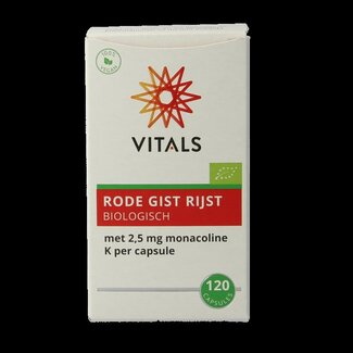 Vitals Vitals Rode gist rijst bio 120 Capsules