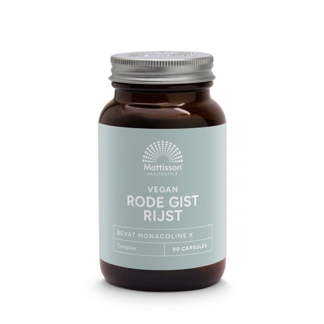 Mattisson Rode gist rijst complex 90 Vegetarische capsules