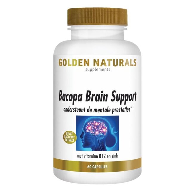 Golden Naturals Bacopa brain support 60 Capsules
