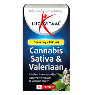 Lucovitaal Lucovitaal Cannabis sativa & valeriaan 30 Capsules