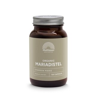 Mattisson Mattisson Mariadistel 250mg organic bio 120 Vegetarische capsules
