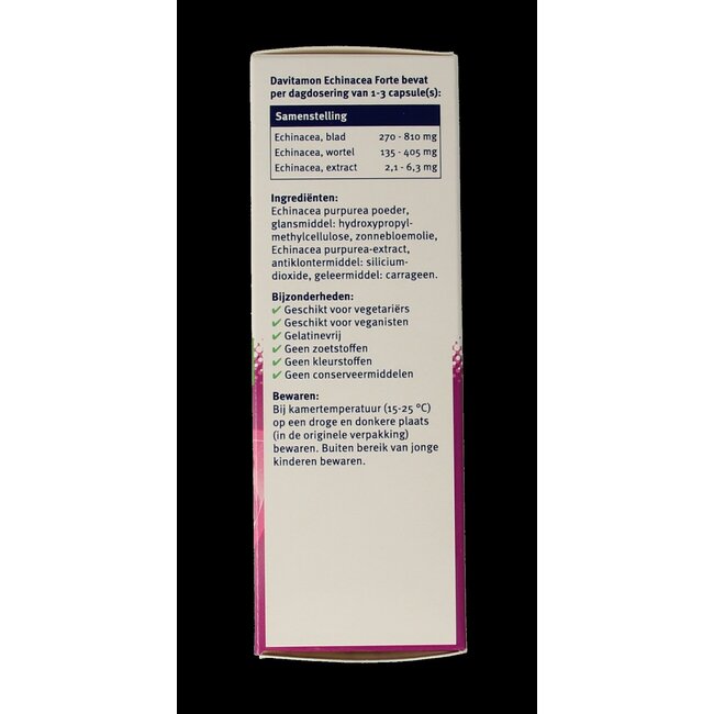 Davitamon Echinacea forte 60 gélules