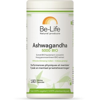 Be-Life Be-Life Ashwagandha bio 180 Capsules
